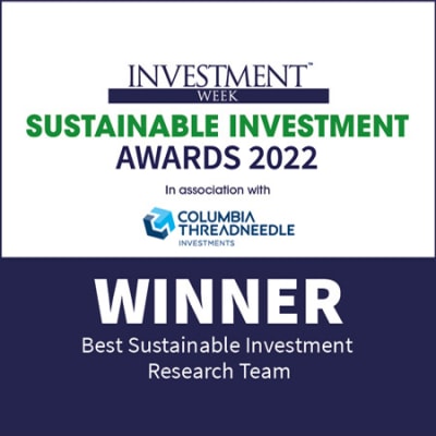 Investment Week Sustainability Awards
